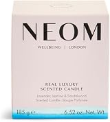 Neom Real Luxury Scented Candle 1 Wick Lavender Jasmine Sandalwood 35h view 2