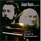 Disco de Franz Liszt: «Liszt & Mussorgsky Piano Works» (Anverso)
