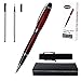 Ballpoint pen gift office writing set KZL908 Gel Ink Roller Ball Pens for Signature Calligraphy metal materials body with gift box and 2 black ink refill red barrel classic design