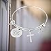 Christian Bracelet,Faith Bracelet, Let your Faith be bigger than your fear Gift For Her (Let your faith be bigge than your fear)