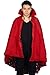 Xcoser Strange Cloak Bright Red Cape Dexlue Halloween Cosplay Costume One Size