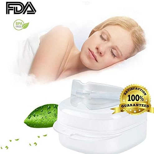 Snoring Stopper Mouthpiece Snoring Solution Sleep Aid Device Teeth Guards Comfortable Bruxism Mouthpiece Anti Snoring Devices for Reducing Snore Stop Snoring Teeth Grinding Night