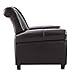 Dorel Living Savannah Pushback Recliner, Espresso