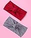Baby Girl Nylon Headbands Newborn Infant Toddler Hairbands Knotted Children Soft Headwrap Hair Accessories (A-8pack-mul)