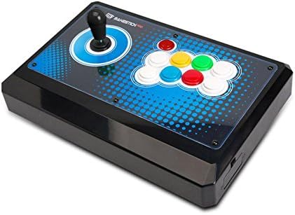IST Solution MAKESTICK PRO Gaming Gadget Arcade Video Game Flight Fight Joystick Controller For PS4, PS3, PC (Airback Lever &amp; OBSF Sanwa Buttons) (Wireless Version, Built-in DualShock 4)