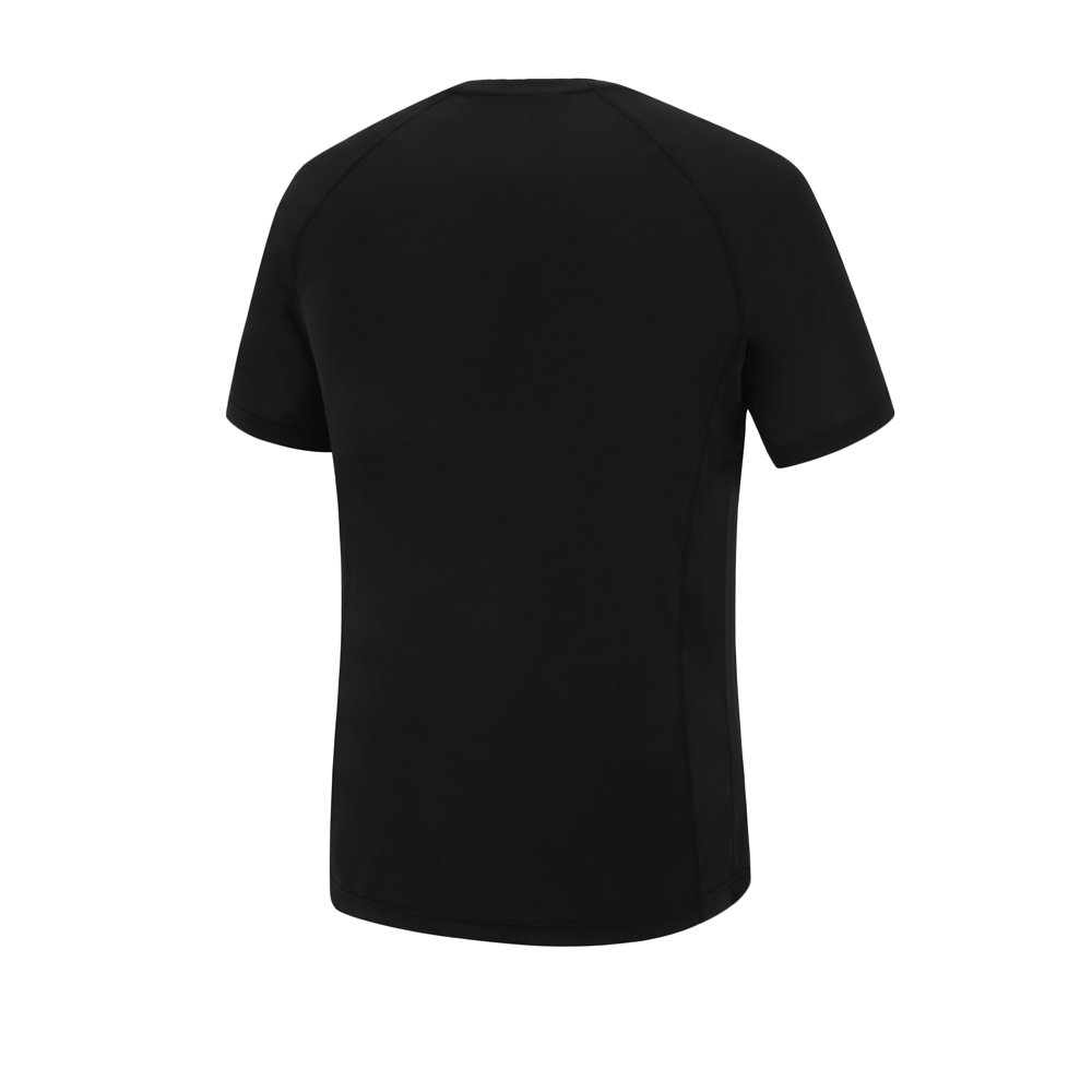 Camel Short Sleeve Shirts for Men Crew Neck Tees T-Shirt Dress Breathable Quick-Dry Casual for Fishing Golf Gym Athletic Running Workout (XXL Black)