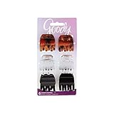 Goody Classics Half Claw Hair Clip, 6 Count