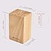 KITCHENDAO 5.5“ Steak Knife Block Holder without Knives with 8 Slots - Wooden Steak Knife Storage Block only - Space Saver-Compact Design Steak Knives Organizer