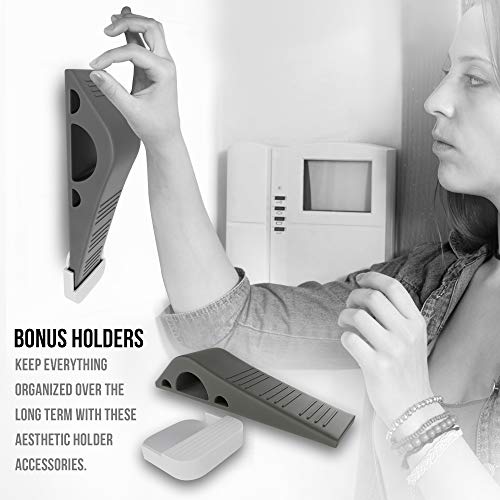 image for iCooker 4 Pack Door Stopper [Reliable and Practical] Rubber Door Stop 