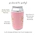 Bride Tribe Bachelorette Party Favor Can Sleeves - 11 Pack Insulated Neoprene Drink Huggies, Fits Regular Beer Cans | Decorations, Supplies, Gifts (Rosé Pink)