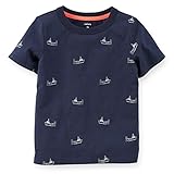Carter's Boy's Navy S/S Nautical Print Tee
