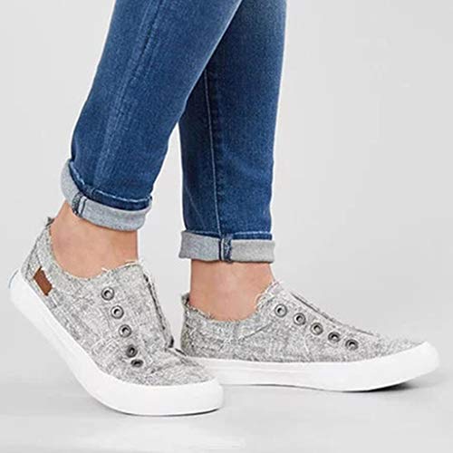 image for HAALIFE Shoes HAALIFE◕‿Womens Canvas Shoes Flat Sports Running Sho