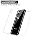 Singularity Products iPhone Xs Max Front and Back Screen Protector, Tempered Glass Screen Protectors HD Clear Anti Fingerprint Front and Back Glass Protector Film Compatible iPhone Xs Max 6.5 inch.