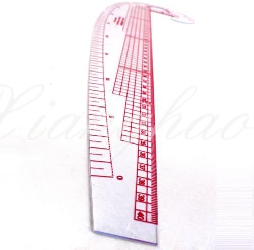 Download 2 pcs 3 in 1 Plastic French Curve Metric Sewing Ruler Measure for Dressmaking Tailor Grading ...