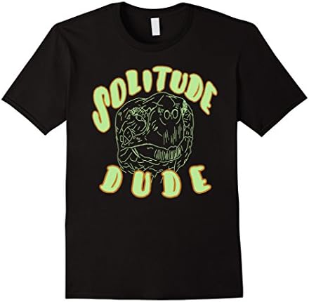 Solitude Dude T-Shirt - Funny Turtle Design For Nature Nerds