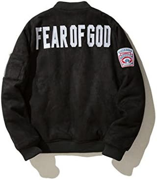 Bomber Jacket Autumn Winter Baseball Reddish Brown Fear God Velvet Coat Coat