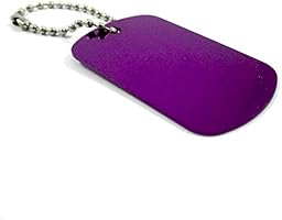 blank anodized aluminum dog tags