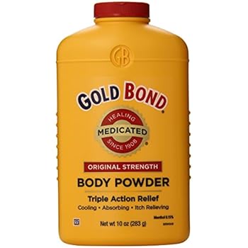 Gold Bond Medicated Powder, 10 Ounce Containers (Pack of 3), Helps Soothe and Relieve Skin Irritations and Itching, Cools, Absorbs Moisture, Deodorizes