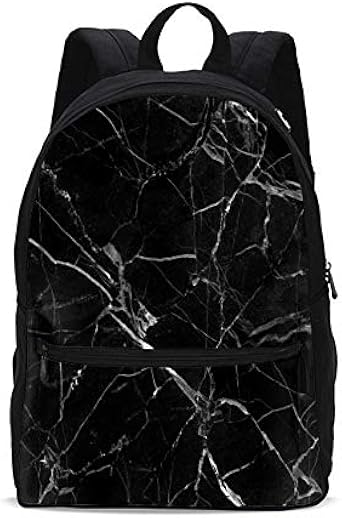 black marble backpack