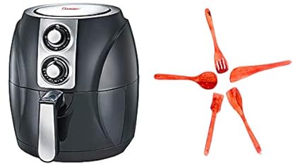 Prestige PAF 4.0 2.2-Litre Air Fryer Black with Spatula Set Pack of 5 Combo Pack