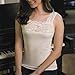Cuddl Duds Softech Plus Size Square Neck Lace Camisole