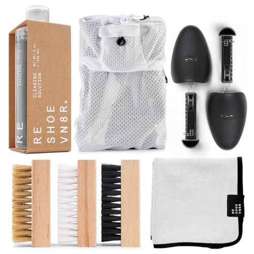 RESHOEVN8R Shoe Cleaning Kit – Premium Sneaker Cleaner & Shoe Care Set for Leather, Suede, Canvas, Mesh & More