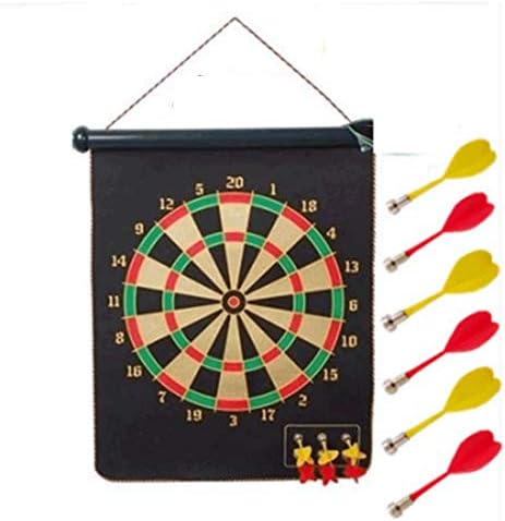 磁気ダーツ レジャースポーツ パーティーゲーム 6本の磁気ダーツ 値引き 大人と子供のための安全ダーツ 屋内と屋外のゲームをダブル両面