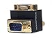 Monoprice Female to Male VGA Coupler - 90 Degree ,Gold Plated (108730)