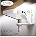 Best Baby - Baby Locks Cabinet Locks Child Safety Latches - Child Proof Cabinet Locks - Cabinet Baby Proofing Safety - Child Safety Locks Standard Length (12), 12 Pack