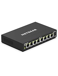 NETGEAR   Conmutador Gigabit Ethernet Smart Managed Plus de 8 puertos (GS308E)