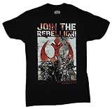 Star Wars Rogue One Join The Rebellion Logo T-shirt