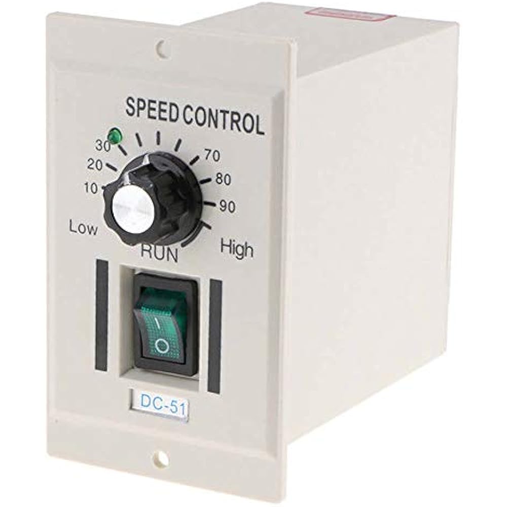 AC 110V 400W Knob Motor Speed Controller DC 090V Variable Adjust Lathe
