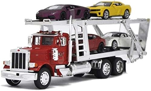 Hld エンジニアリングトレーラー輸送トラックシミュレーションエンジニアリング車両モデル少年少女認知コレクションギフト合金1 32ダイキャスト金属おもちゃの車 ダイキャストカー Pr365 Hr