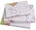 J-pinno Cute Cartoon Rabbit Bunny 100% Cotton 3 Pieces Twin Sheet Set for Kids Girls Children Flat Sheet + Fitted Sheet + Pillowcase Bedding Decoration Gift Set