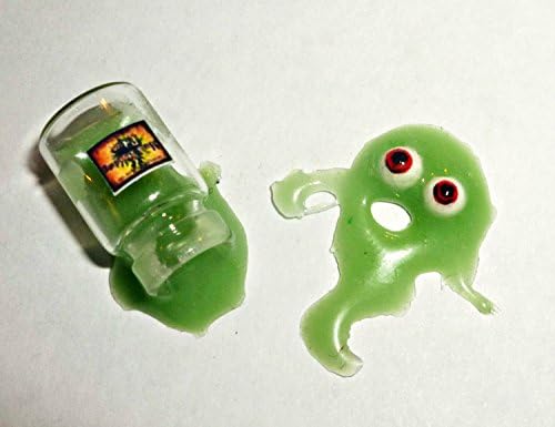 Potion of witches, green slime. Dollhouse miniature 1:12