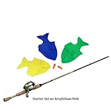 BackYard Bass Starter Set w/ Amphibian Fishing Pole Combo