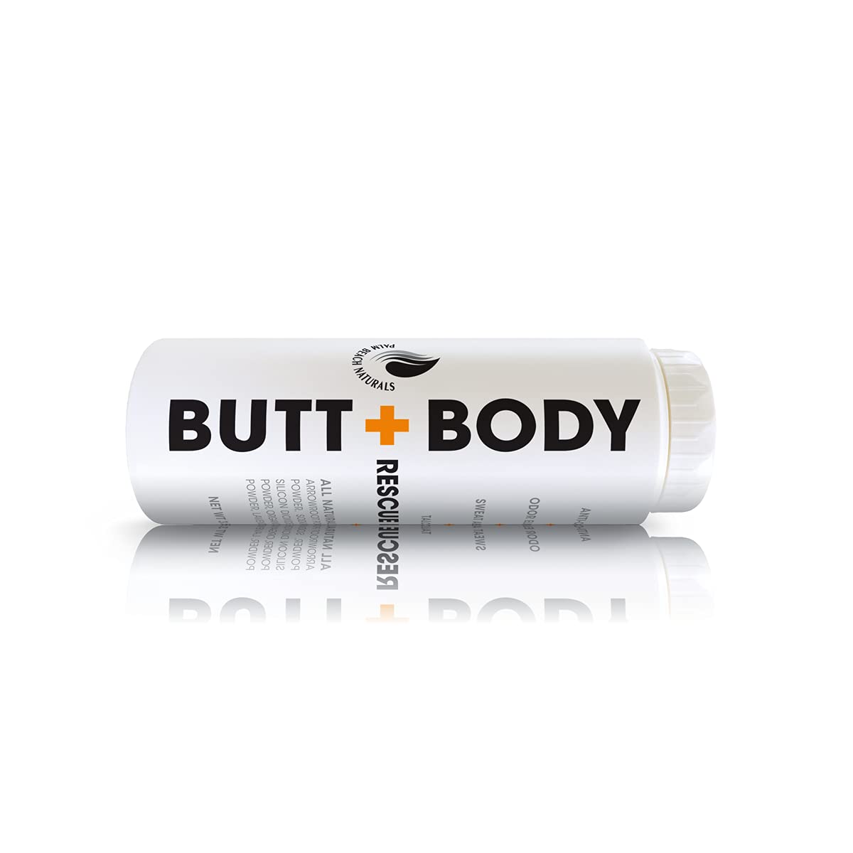 Butt & Body Rescue Powder - Whole Body Deodorant - Naturally Protects Skin & Eliminates Chafing, Rubbing, Sticking & Odors. No Talc. Made in USA - Absorbs Sweat & Keeps You Cooler. (4 Ounce - 2 Pack)