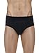 PRO-TECH-Dry - Washable & Reusable Urinary Incontinence Cotton Brief Underwear for Men, with Front Absorbent Area (Black, X-Large)
