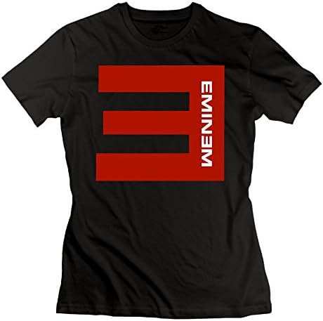 Women's Eminem Comfortable Short Sleeve T Shirt Black