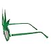 Marijuana Leaf Ganja Bud Pot Weed Fun Novelty Party Sunglasses (Green)