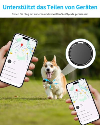 Tracker Android Smart Tag (Android Only) Key Finder Compatible with Google Find Hub App IP67 Tracker Tag Bluetooth KeyFinder for Suitcase/Luggage/Wallet