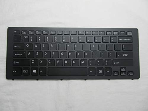 Keyboard for Sony Vaio Fit 15A SVF15N Series Sony SVF15N18SCS SVF15N18SCP SVF15NB1GL SVF15N26CXB Backlit Black + Clear Protector Cover