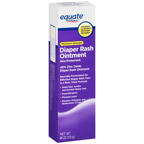 Equate Maximum Strength Diaper Rash Ointment, 4 oz Pricepulse