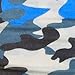 Fishing Mask - Camo Neck Gaiter Face Mask for Men & Women - Sun Protection Face Cover - Bandana, Scarf (Blue Camo)