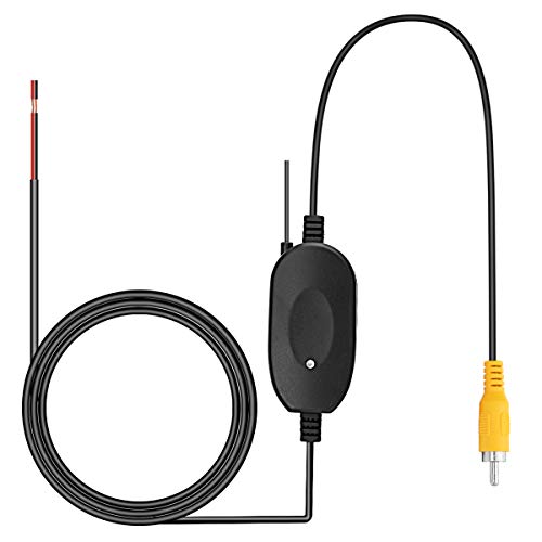 2.4G DC 12V Wireless Rear RCA View Video Transmitter Mini Receiver Backup Car - Thumbnail 3