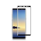 Galaxy Note 8 Glass Screen Protector ,Vsoohut Full Coverage 3D Curved Tempered Glass Screen Protector For Samsung Galaxy Note 8 2017 (Black).