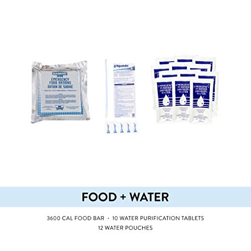 Complete Earthquake Bag - Emergency kit for earthquakes, hurricanes, floods + other disasters (1 person, 3 days)