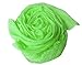 WuNian Scarves for Women Soft Lightweight Shawls and Beach Wraps Fashion Scarves Shawls Solid Color (Lime Green)