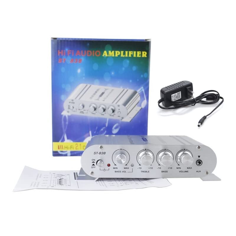 Mua 20W+20W+40W Hi-Fi Power Amplifier Digital Amplifier with 12V 2A ...