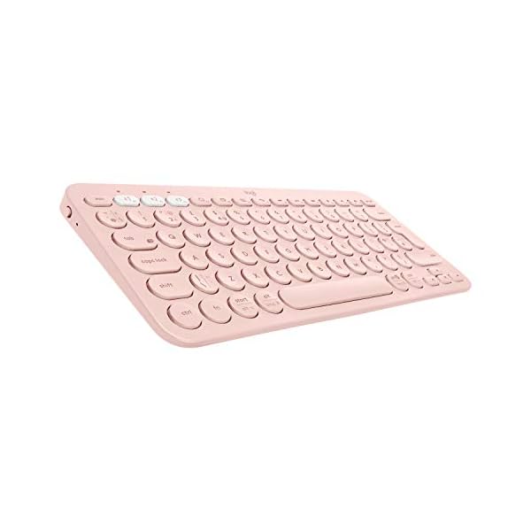 Logitech-K380-Multi-Device-Bluetooth-Wireless-Keyboard-with-Easy-Switch-for-up-to-3-Devices-Slim-2-Year-Battery--PC-Laptop-Windows-Mac-Chrome-OS-Android-iPad-OS-Apple-TV-Rose Logitech K380 Multi-Device Bluetooth Wireless Keyboard with Easy-Switch for up to 3 Devices, Slim, 2 Year Battery – PC…